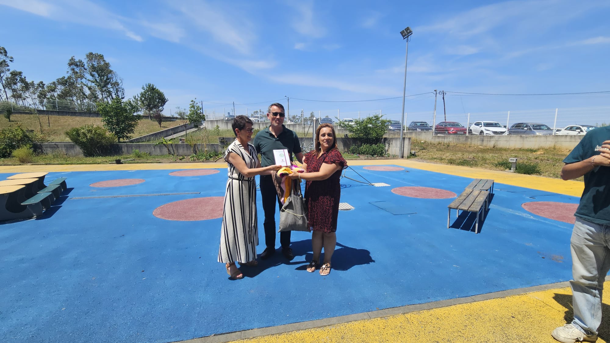 Entrega do Testemunho do Eco Agrupamento Domingos Sequeira à União de Freguesia de Parceiros e Azoia e esta ao Município de Leiria