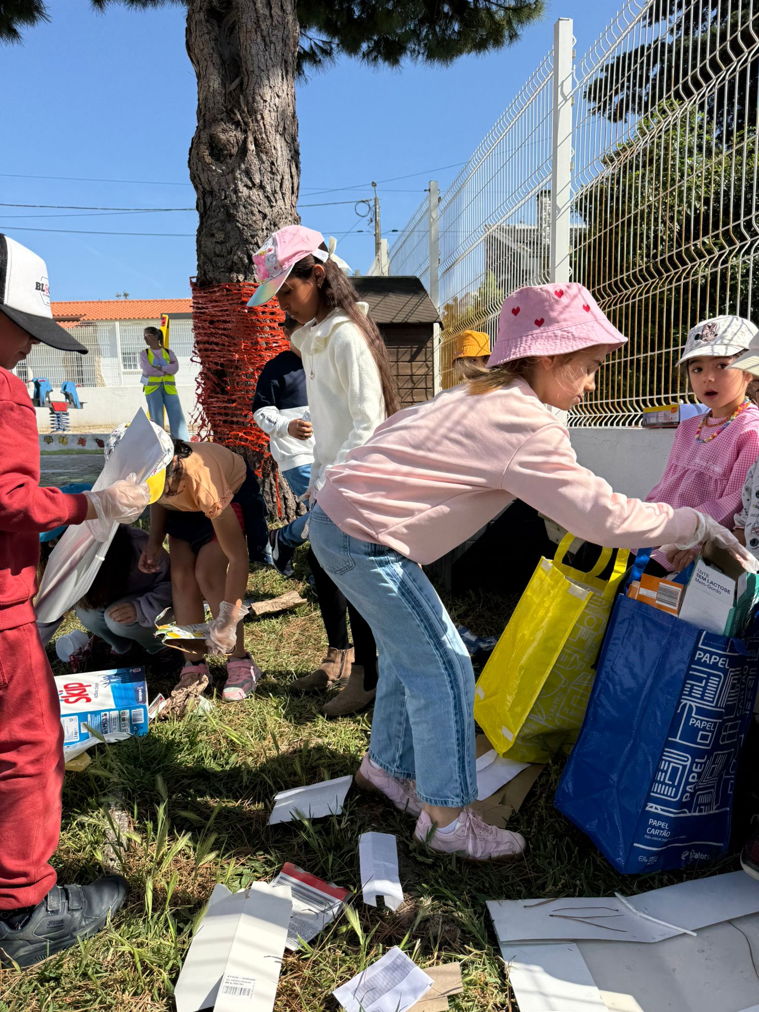 Atividade realizada pelo Jl do Vimeiro com os eco conselheiros do Centro Escolar de Turquel