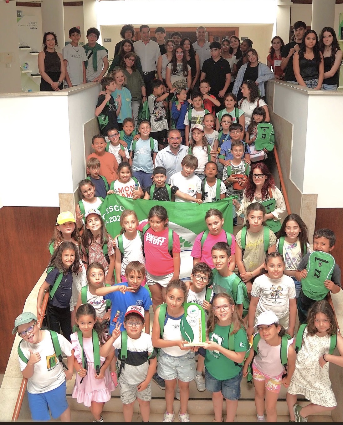 foto geral do grupo das Eco escolas