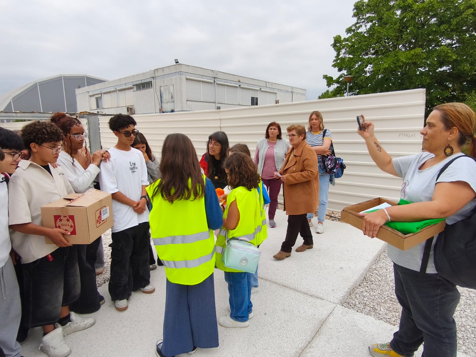 Receção dos alunos do Colégio dos Milagres