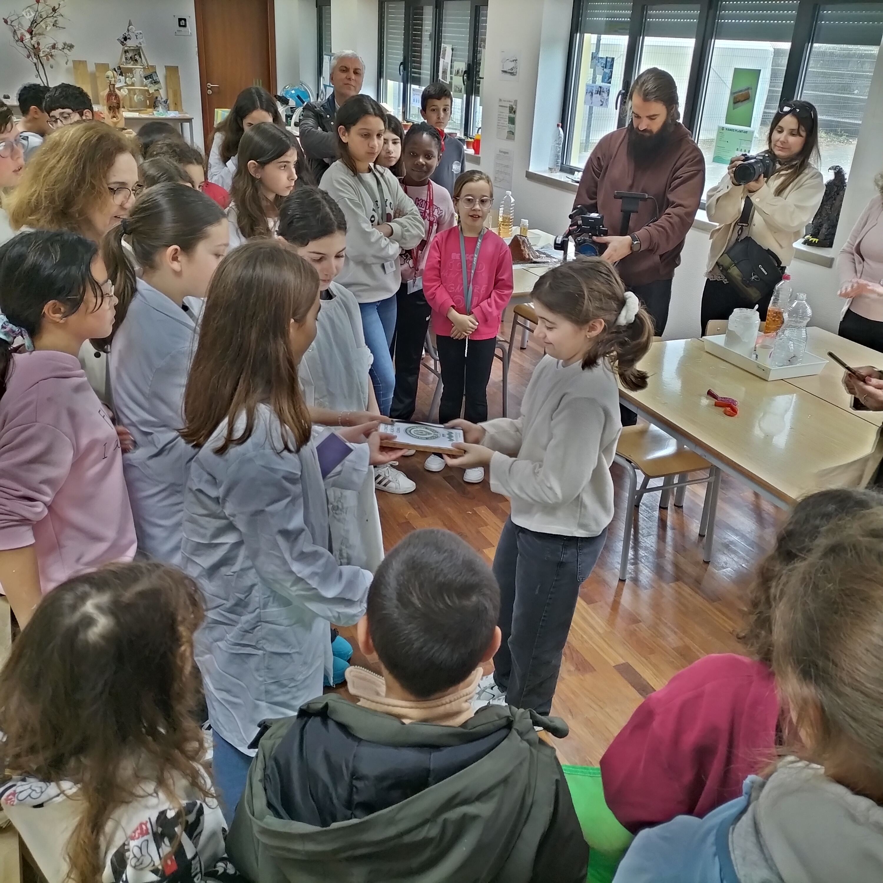 4 - Recepção aos alunos CEOP - A passagem do testemunho.