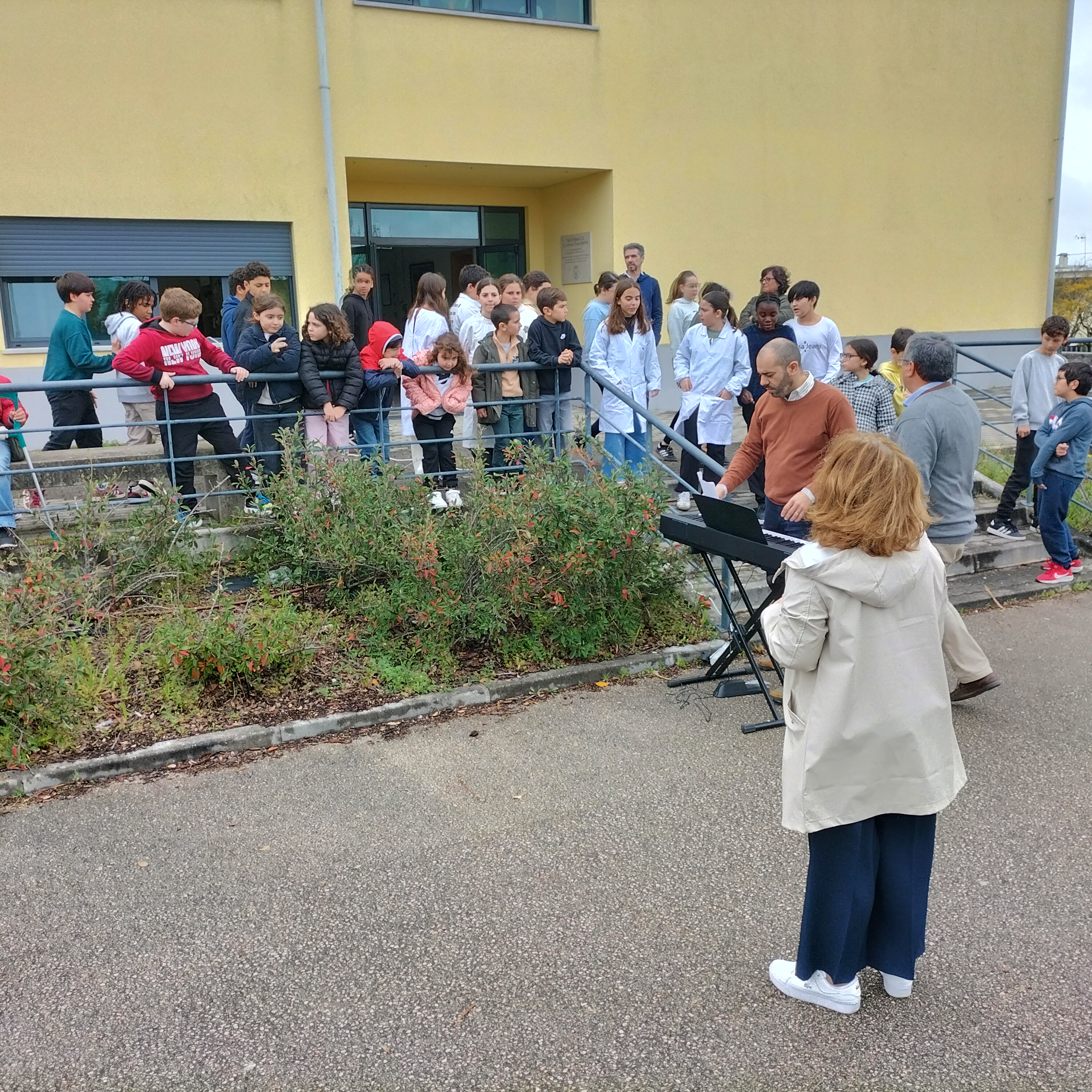 9 - Recepção aos alunos CEOP - Em momento musical