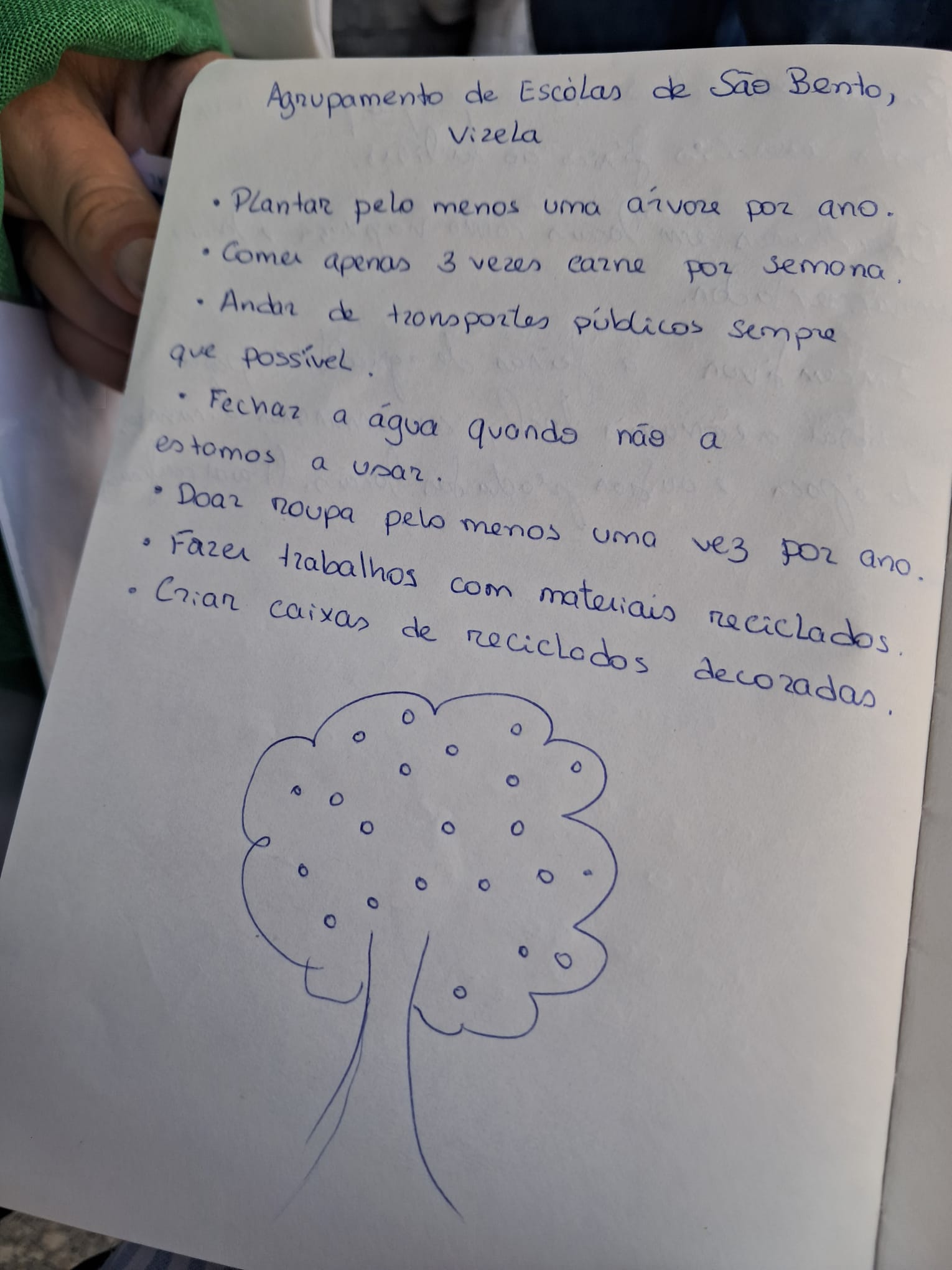 Compromisso da Escola Básica 2,3/S S. Bento