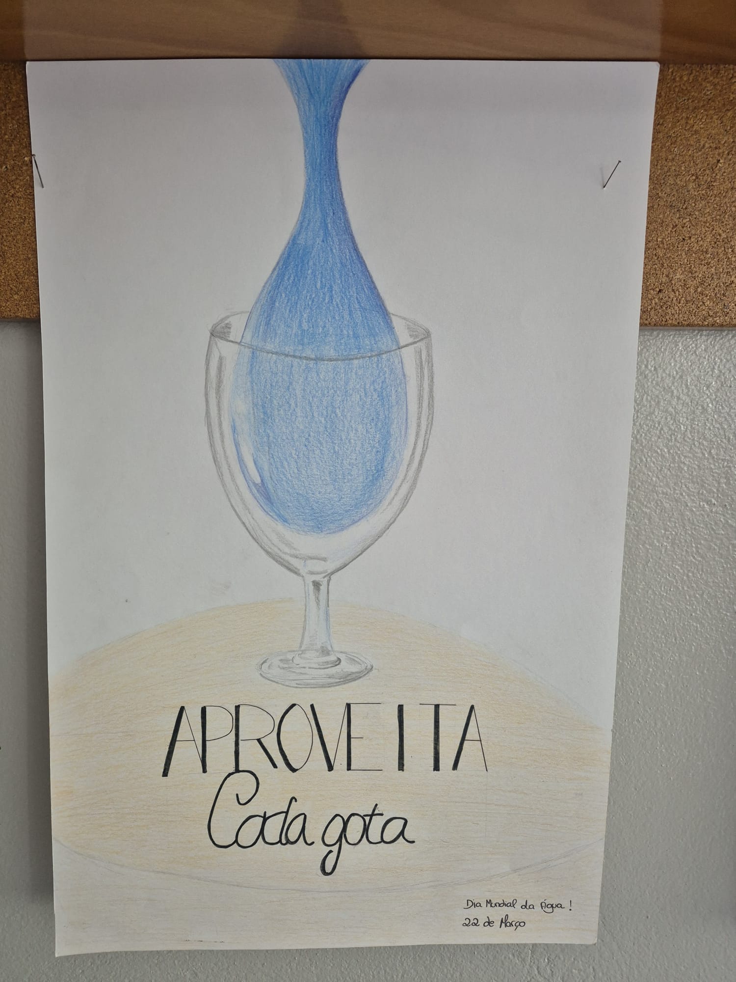 Poupança de água.