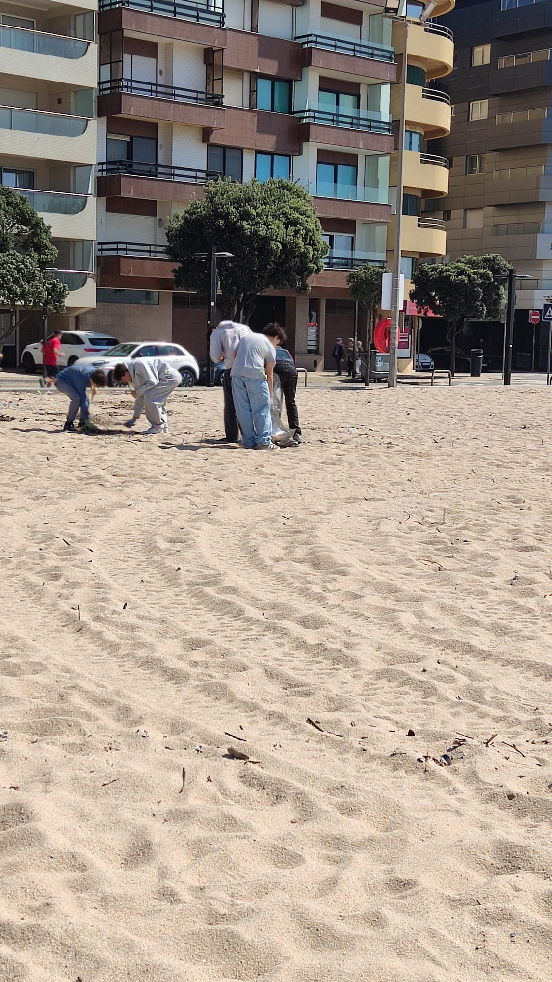Limpeza de praia - Praia da Salgueira na Póvoa de Varzim