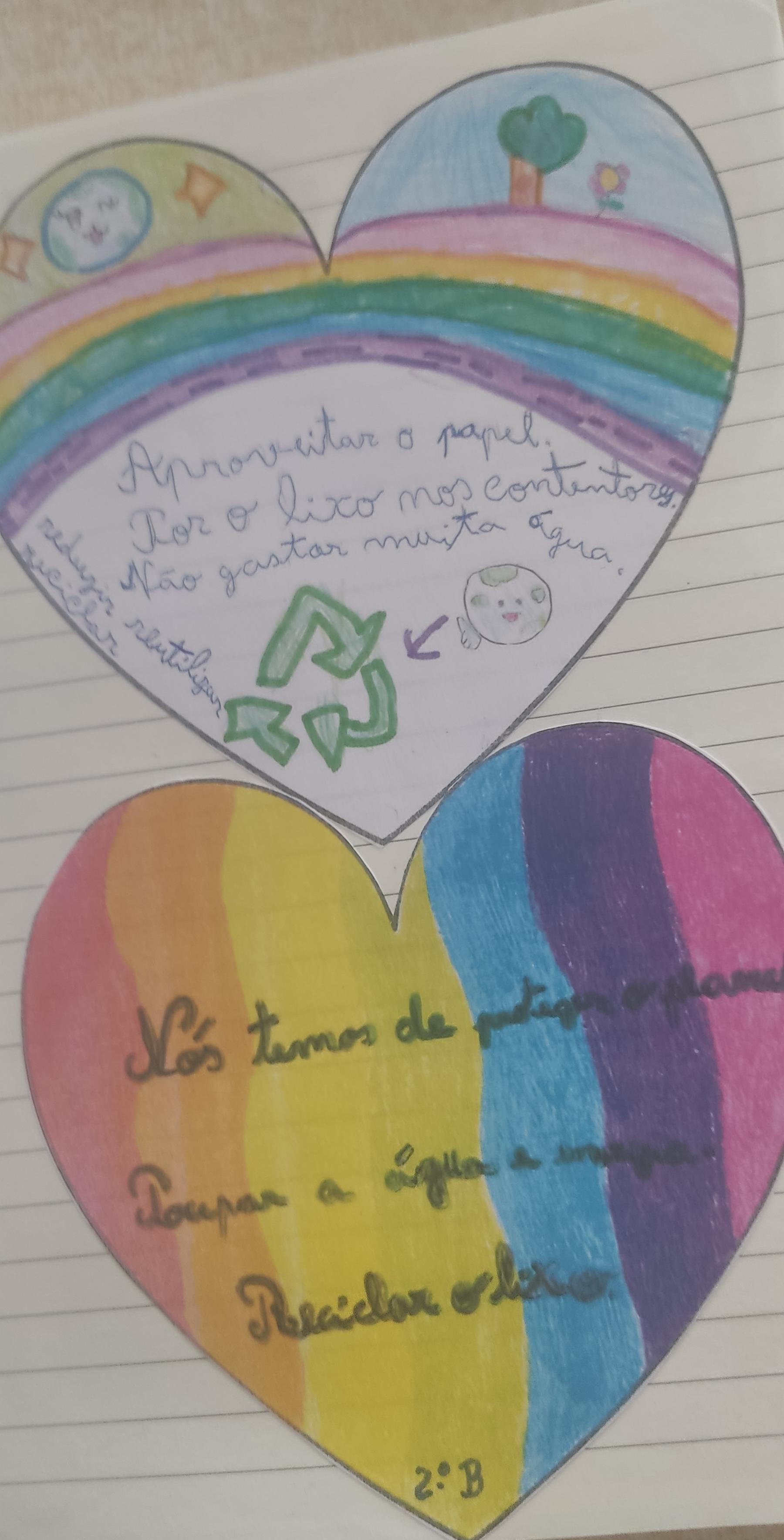 Trabalho dos alunos do 2º ano.