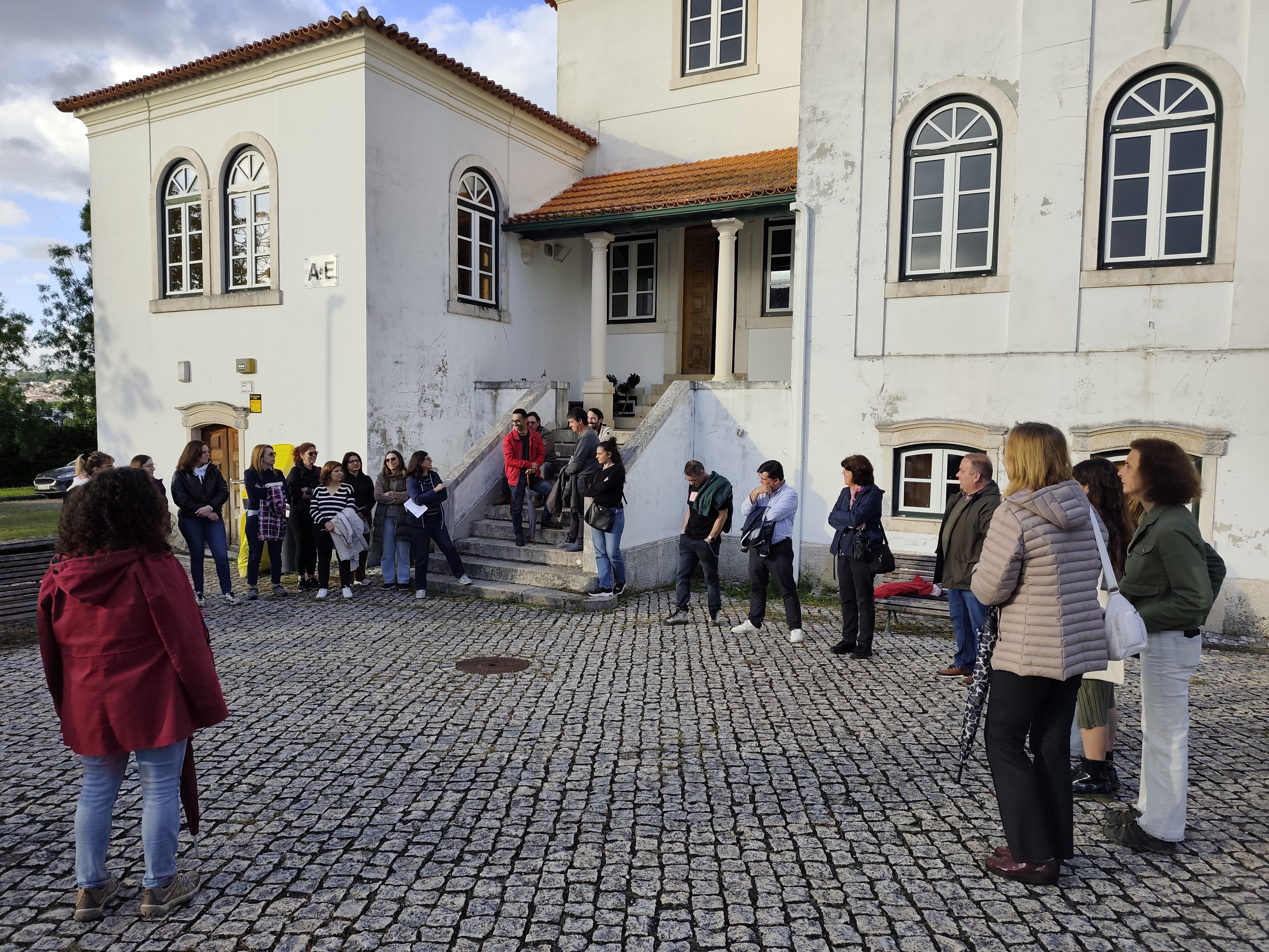 Concentração em frente ao Centro Qualifica