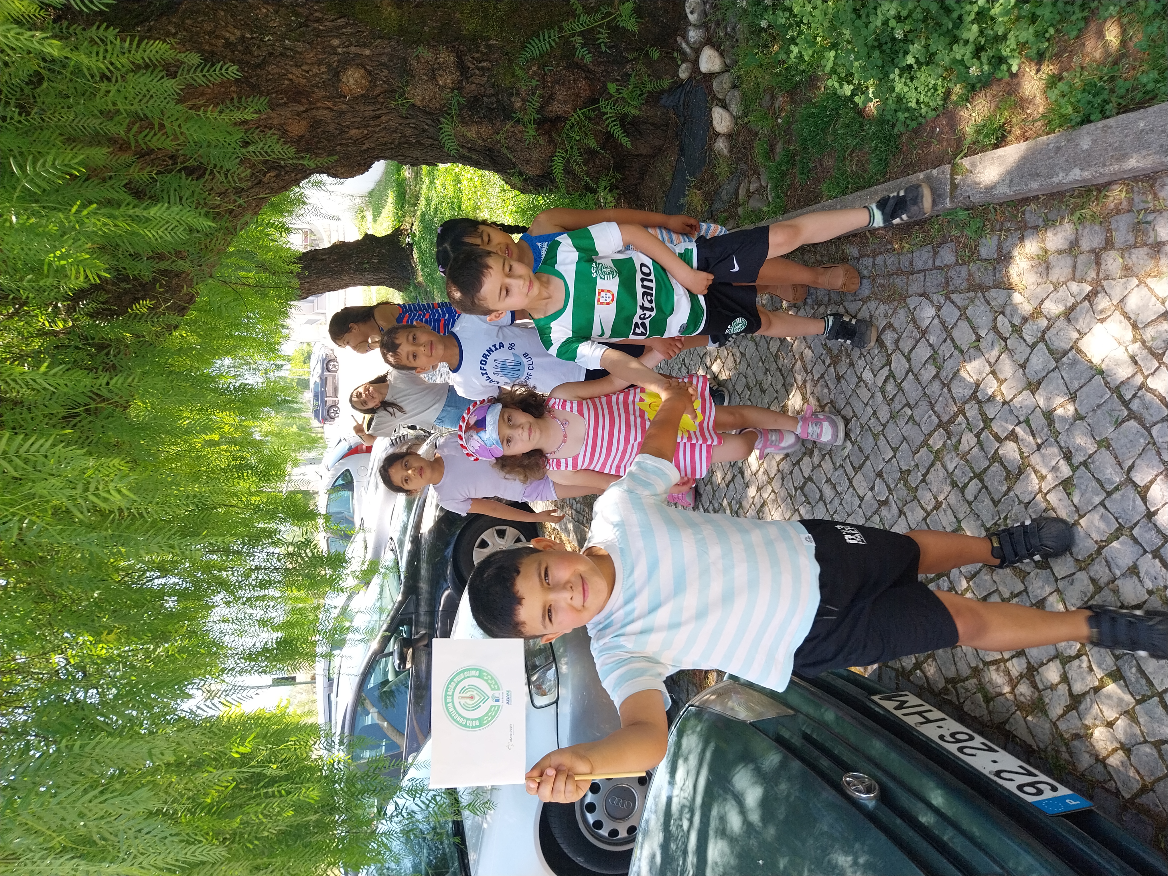 caminhada até à escola