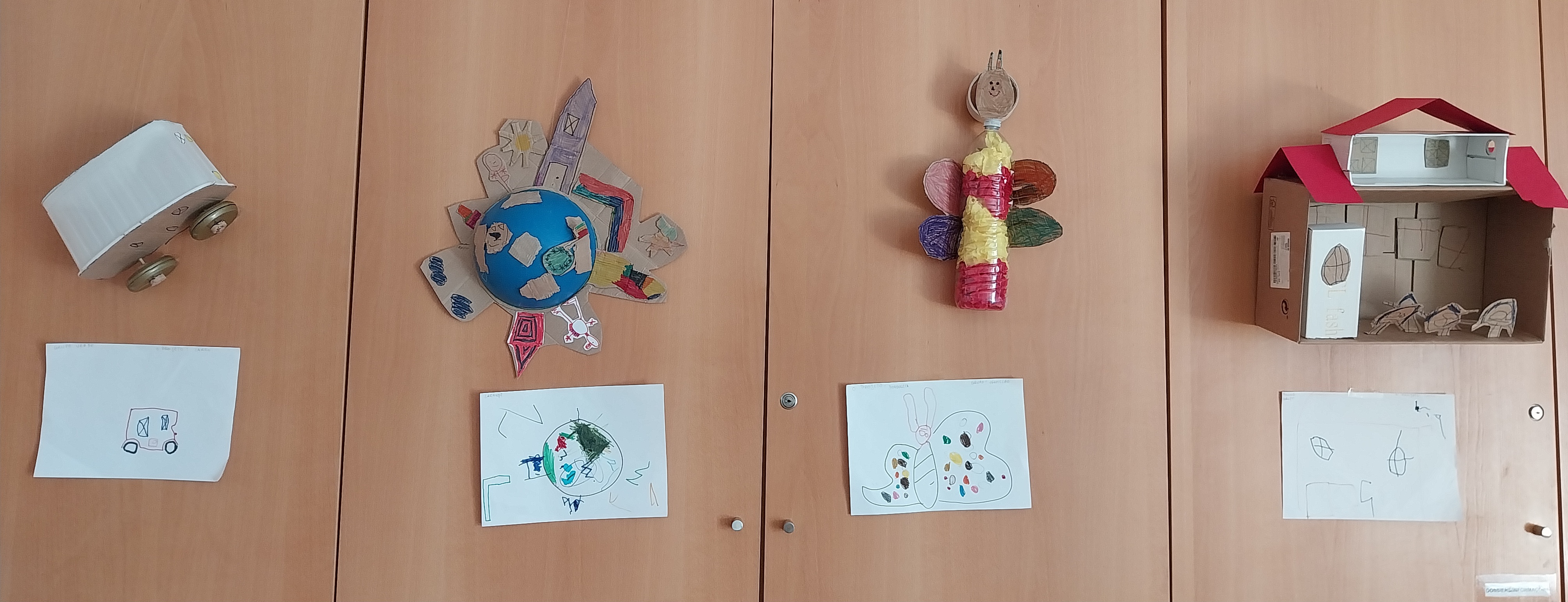 reutilizar materiais para criar arte