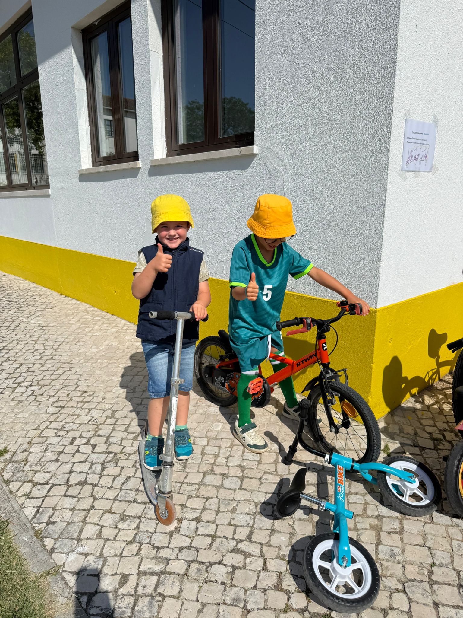 Mobilidade: Andar a pé, de bicicleta ou de carro elétrico para evitar a poluição do ar.
