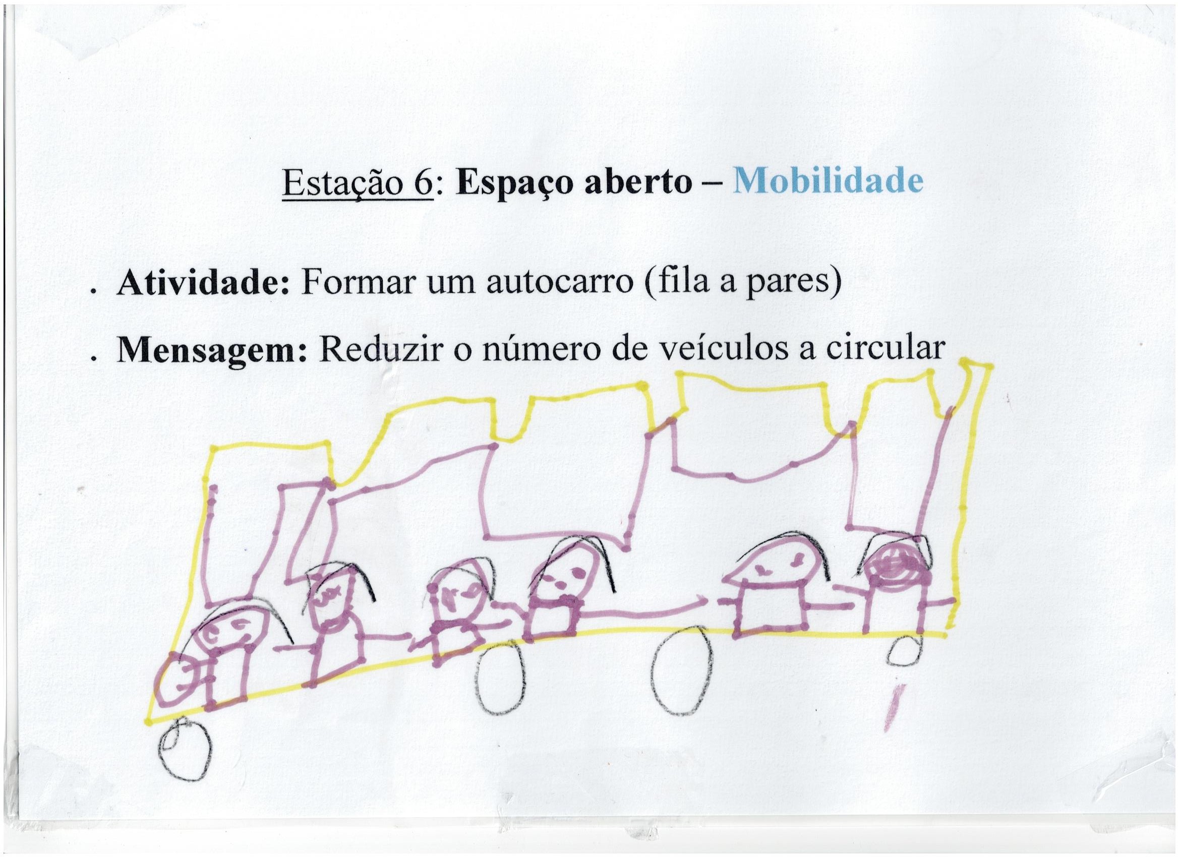 Mobilidade: Andar de autocarro ou outro transporte público para reduzir o número de veículos a circular.