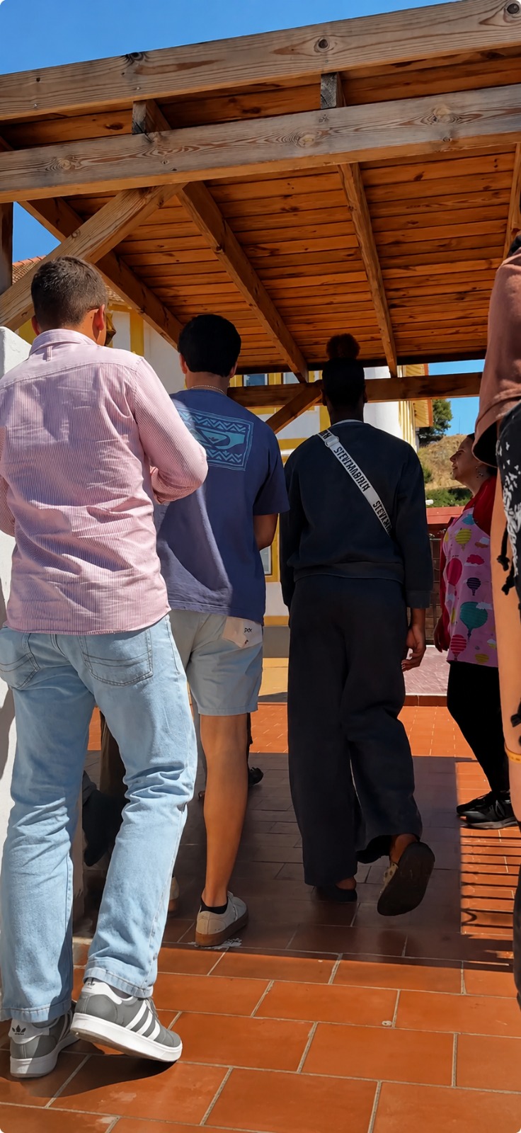 Deslocação da escola Profissional ALSUD à Escola Básica de Mértola.