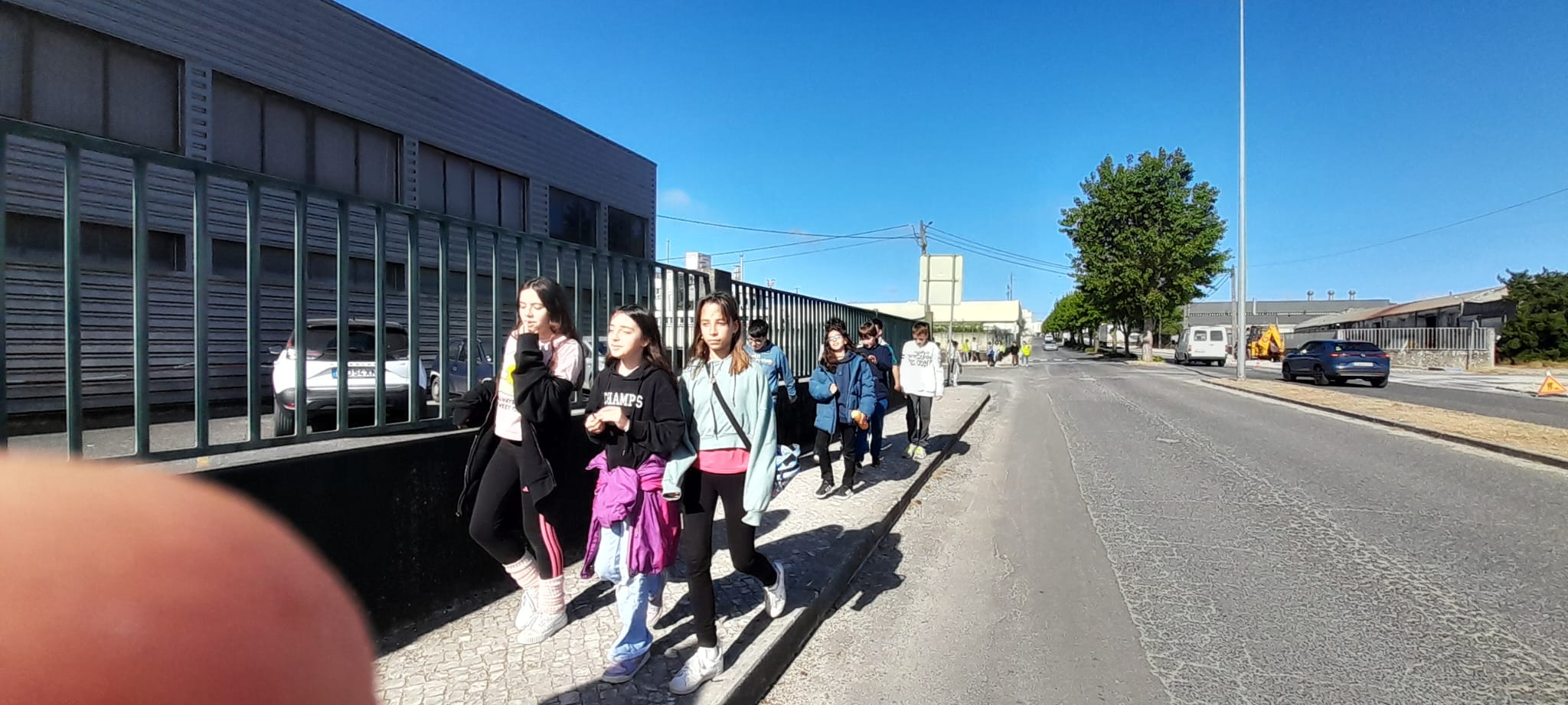 Deslocação pedonal EB Benedita - Ebnº 1 da Benedita