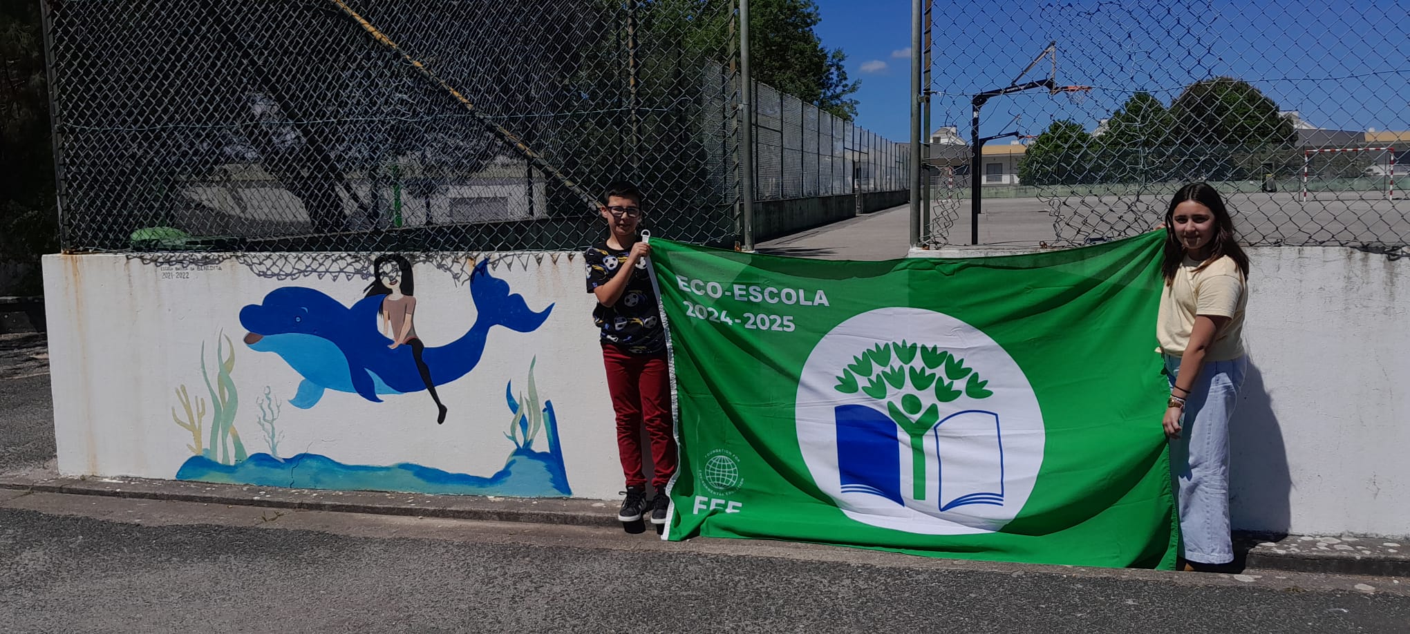 A preparar a receção dos colegas